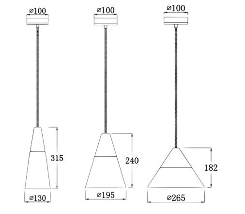 Подвесной светильник Opaque Light Middle в Казани