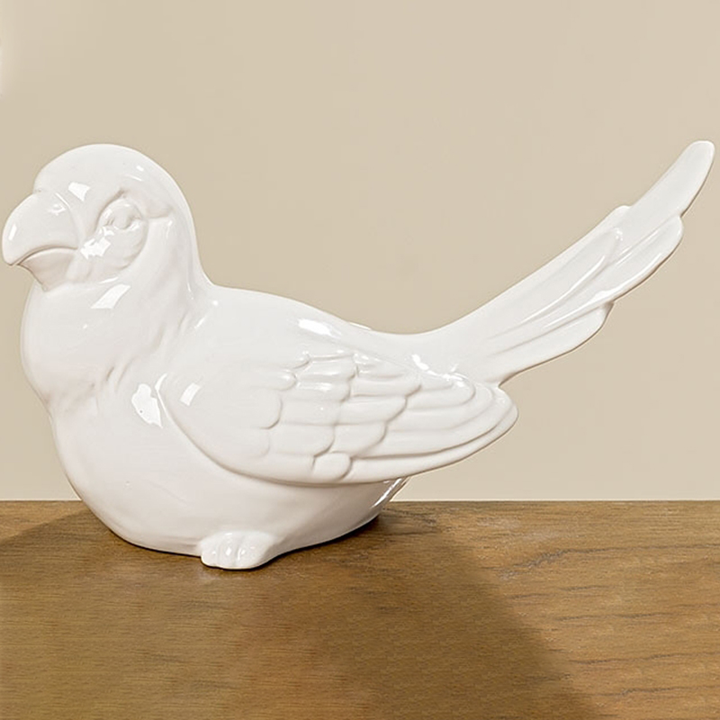 Статуэтка White Parrot Figurine Белый в Казани | Loft Concept 