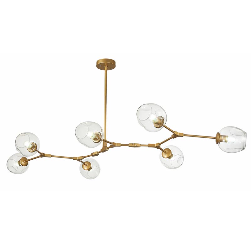 Люстра Branching Bubble Chandelier 7 gold Золотой в Казани | Loft Concept 