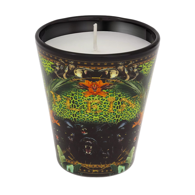 Свеча Philipp Plein Candle Jungle S Черный Мульти в Казани | Loft Concept 