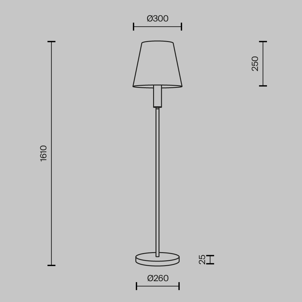 Напольный светильник Lira E27 в Казани