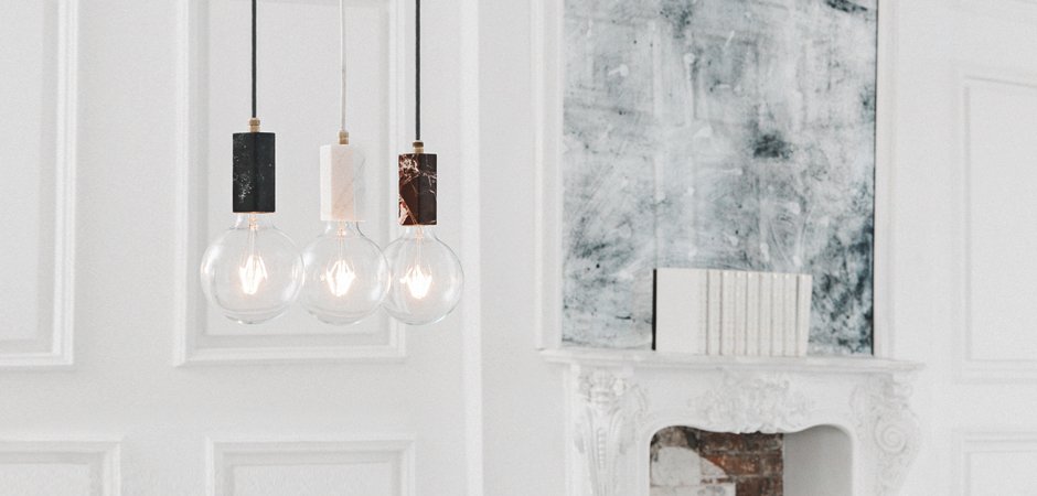 Подвесной светильник MARMOR TROM Nero - фото №1