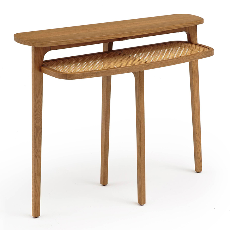 Консоль Morten Wicker Console Светлый дуб Консоль Morten Wicker Console Светлый дуб в Казани | Loft Concept