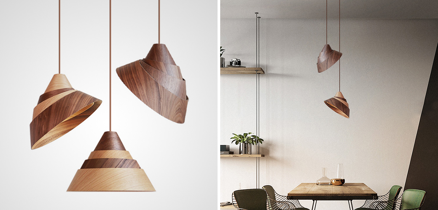 Подвесной светильник с пирамидальным корпусом VILIO A Light - фото №1