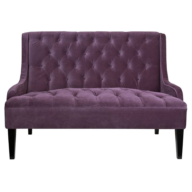 Диван Folket Sofa velour violet Фиолетовый в Казани | Loft Concept 