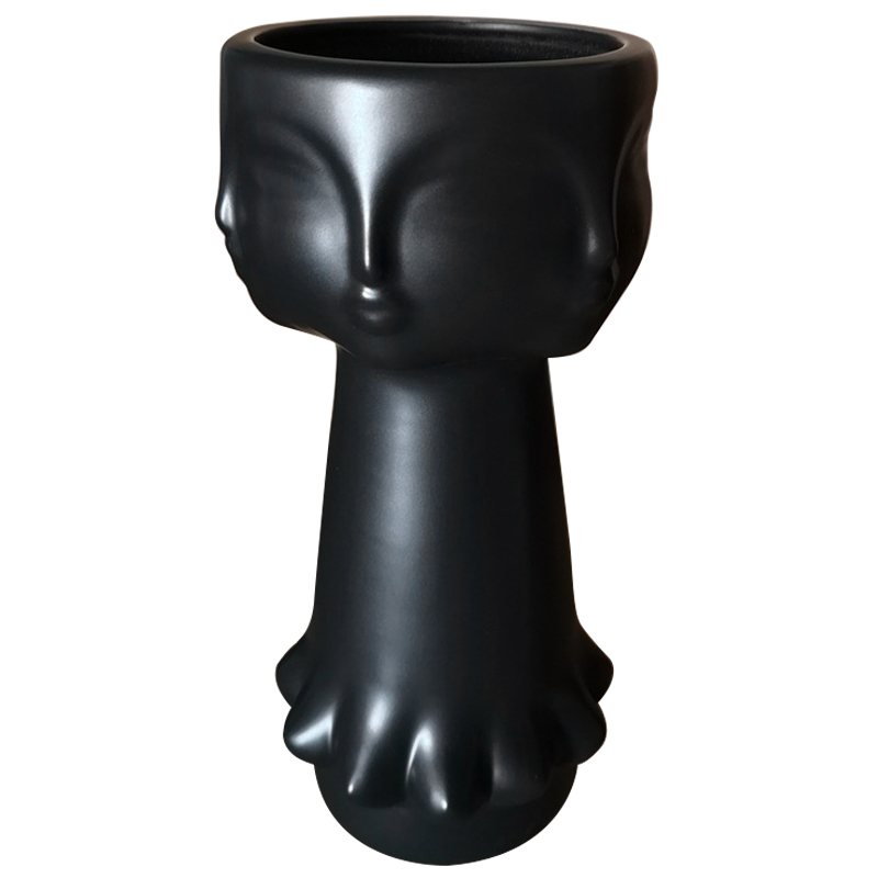 Декоративная ваза GEROGIA VASE II Black Vase Черный в Казани | Loft Concept 