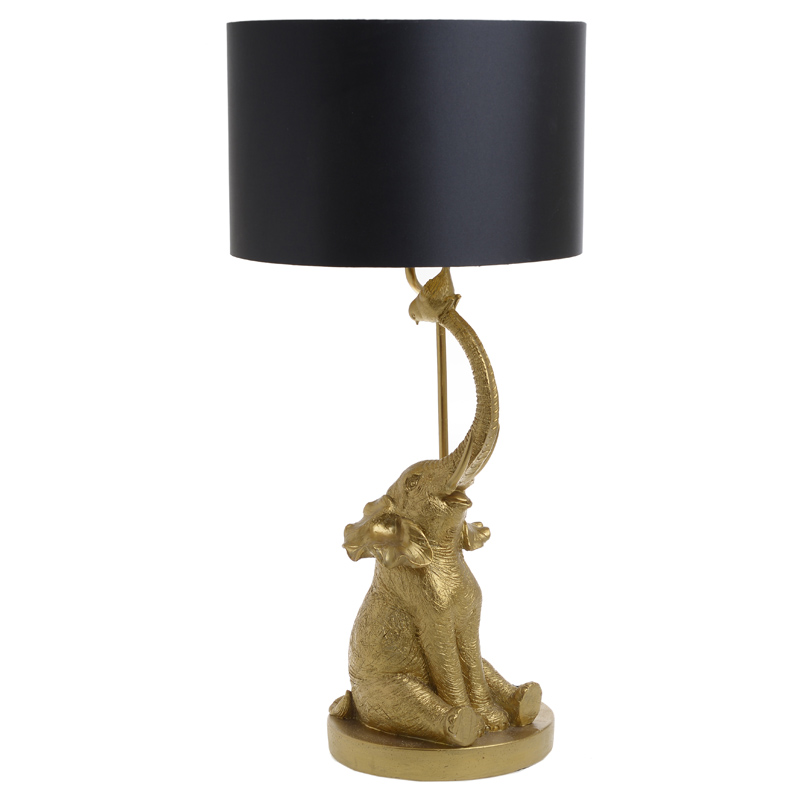 Настольная лампа Cheerful Elephant Table lamp Золотой Черный в Казани | Loft Concept 