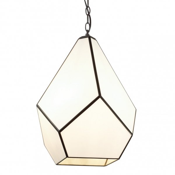 Люстра Geometry Glass Light Pendant Milk 4 Молочный в Казани | Loft Concept 