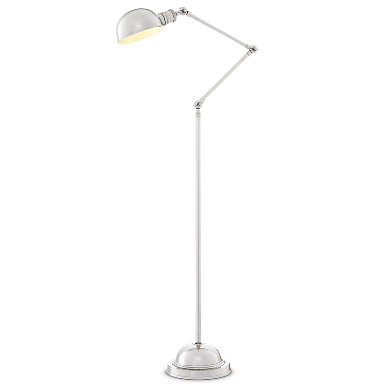 Торшер Eichholtz Floor Lamp Soho Nickel Никель в Казани | Loft Concept 