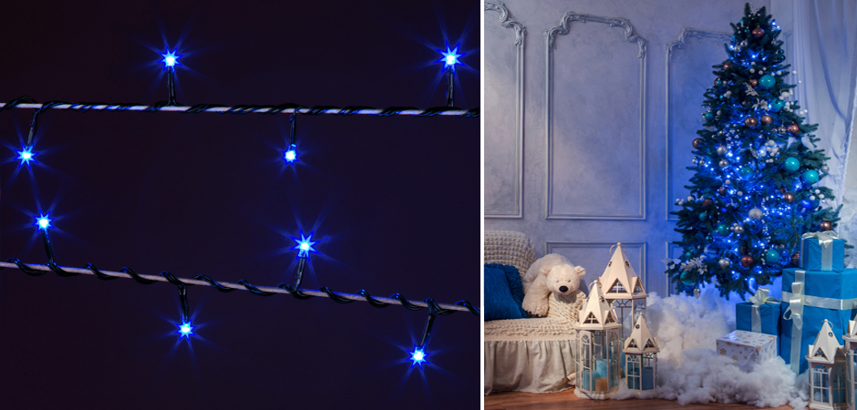 Интерьерная Гирлянда Синие диоды - Loft-Concept в Казани