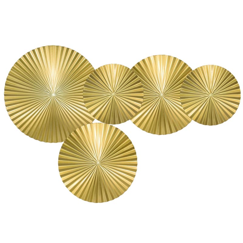 Арт-объект Apollo Gold Wall Plaque Disc 5 Золотой в Казани | Loft Concept 