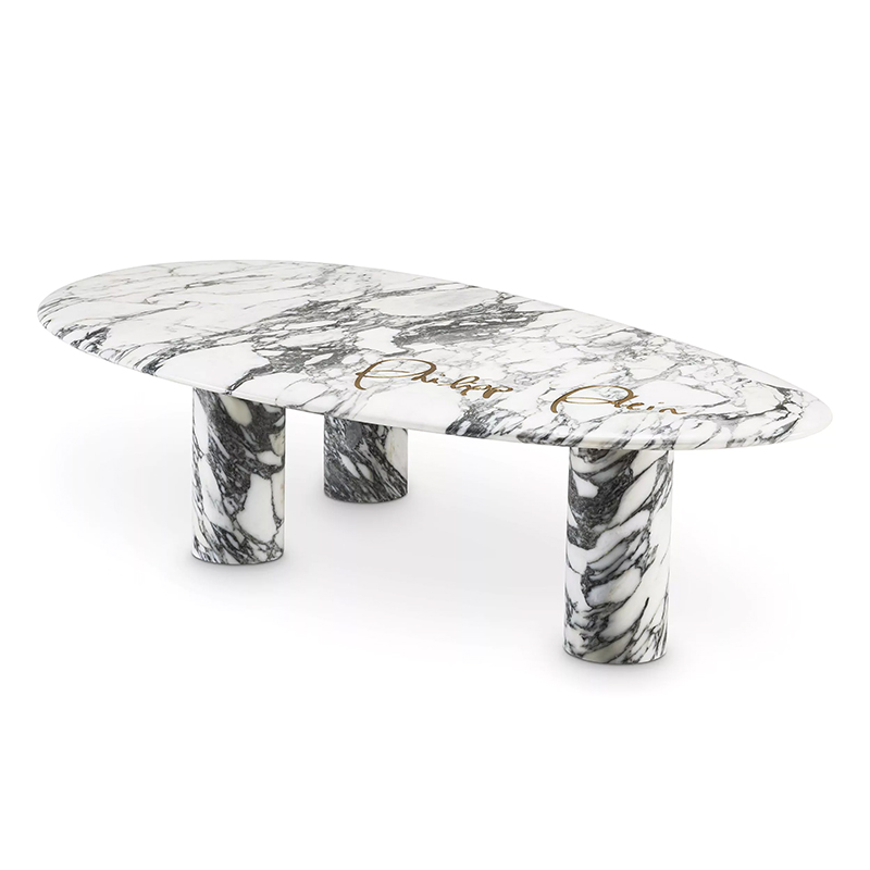 Кофейный стол Philipp Plein Coffee Table Forte Белый Белый Мрамор Bianco в Казани | Loft Concept 