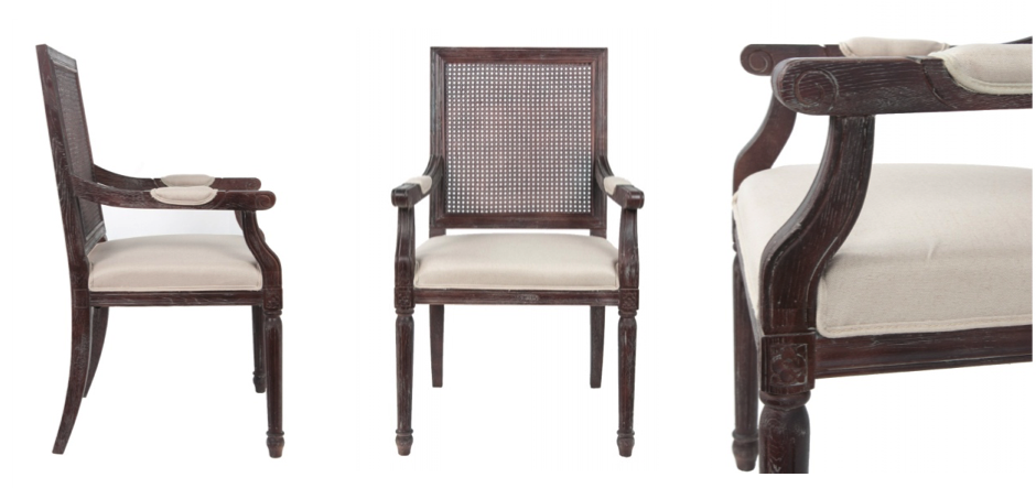 Стул French chairs Provence Garden Brown ArmChair Стул French chairs Provence Garden Brown ArmChair - Loft-Concept в Казани