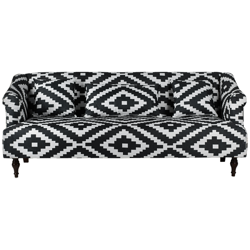 Диван KELIM Ornament black and white sofa Черно-белый в Казани | Loft Concept 