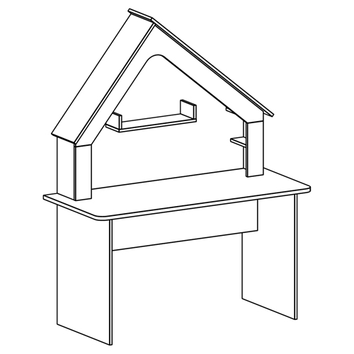 Письменный стол в детскую Tiny Town Desk в Казани