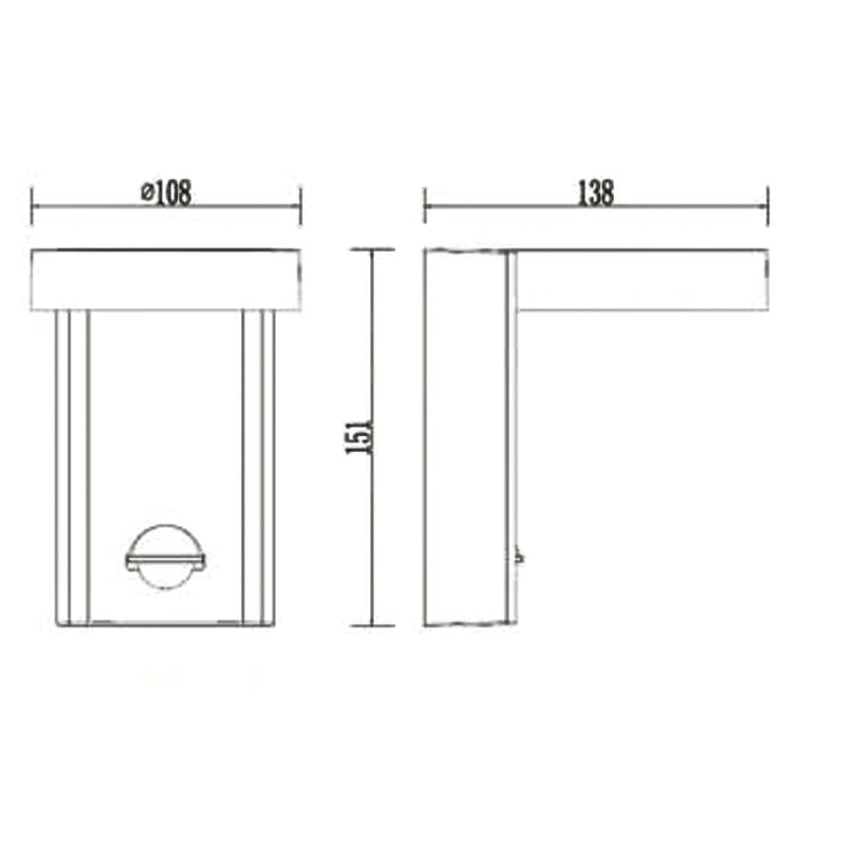 Уличный светильник Lidi sconce в Казани