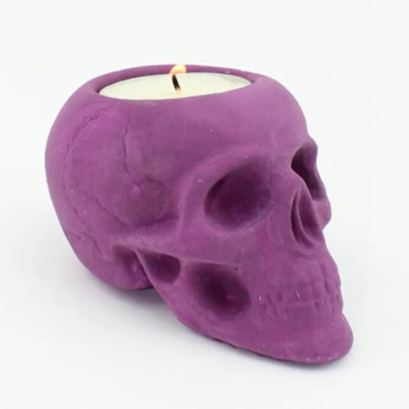 Подсвечник Purple Skull Пурпурный в Казани | Loft Concept 