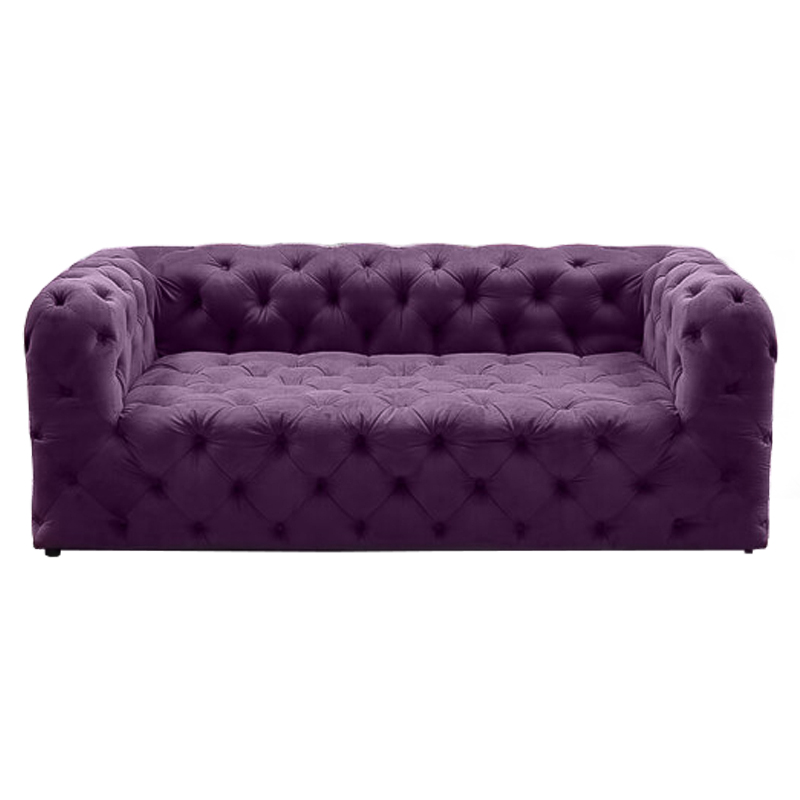 Диван Soho tufted purple velor Фиолетовый в Казани | Loft Concept 