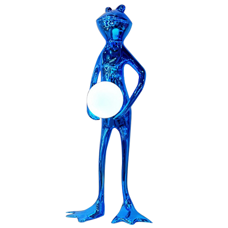 Торшер Resort Frog with a ball Lamp Синий Торшер Resort Frog with a ball Lamp Синий в Казани | Loft Concept