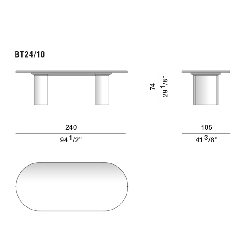 Дизайнерский рабочий стол из металла BLEVIO Table в Казани