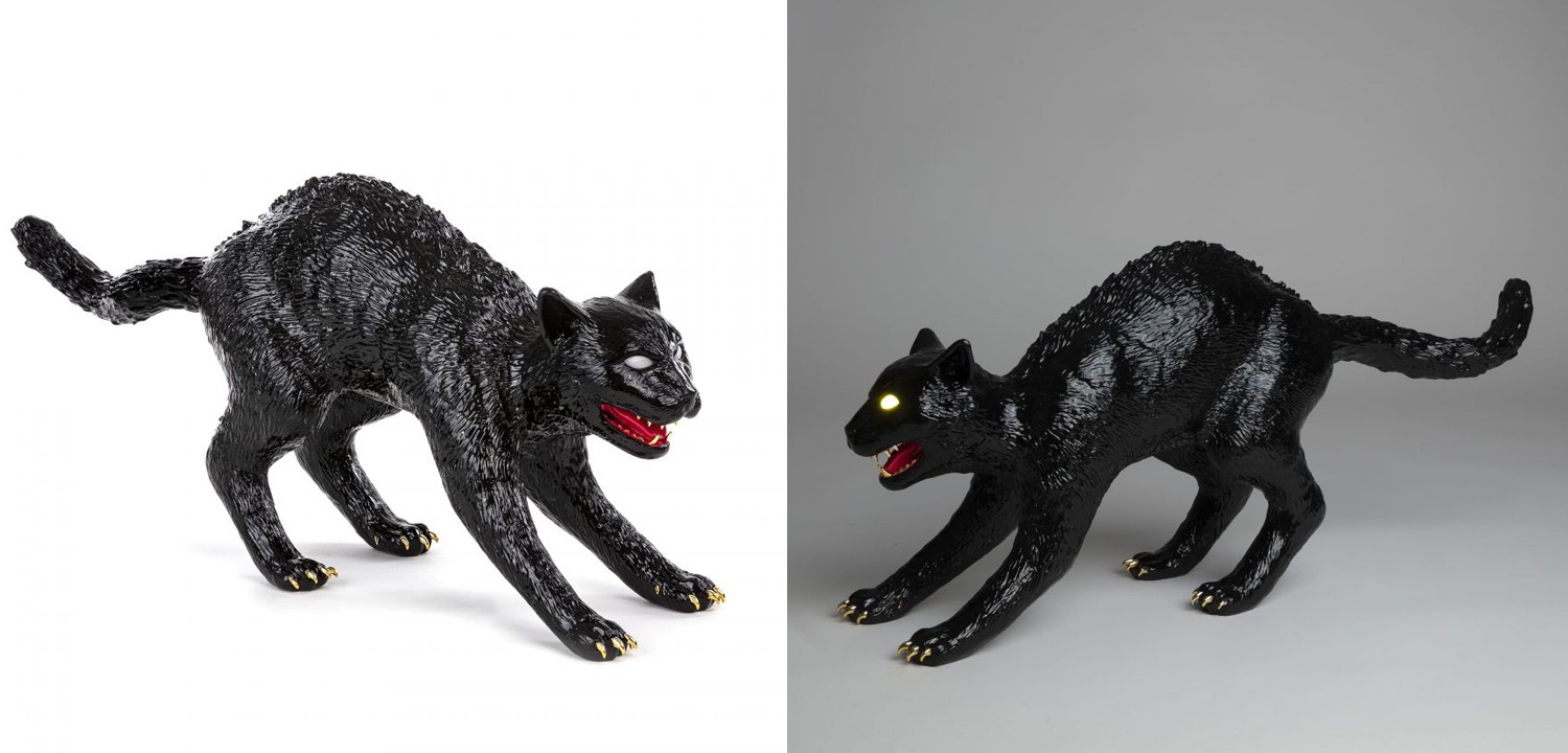 Настольная лампа Seletti Cujo The Cat - фото