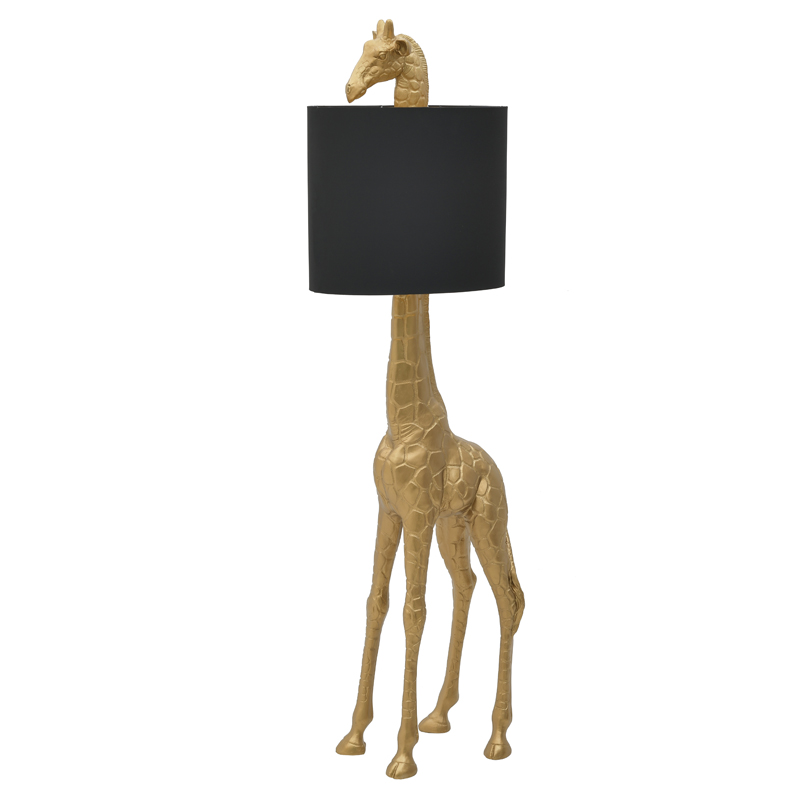 Торшер Golden Giraffe Floor lamp Черный Золотой в Казани | Loft Concept 