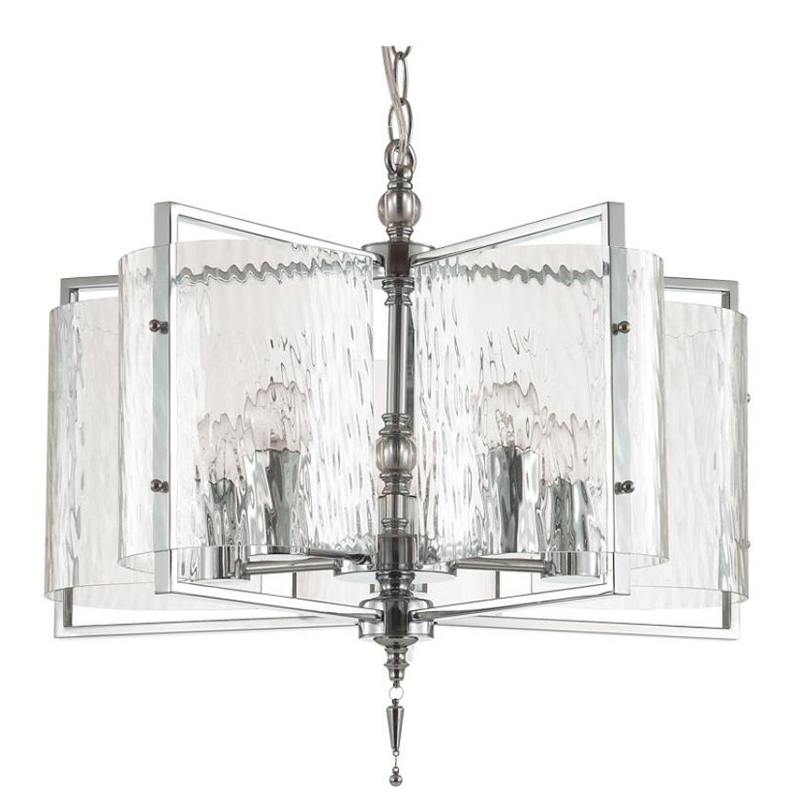 Люстра Karissa Chrome Chandelier 48 Хром Прозрачный (Transparent) в Казани | Loft Concept 