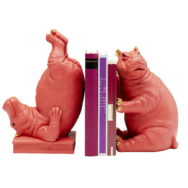 Держатель для книг Red Hippos Красный в Казани | Loft Concept 