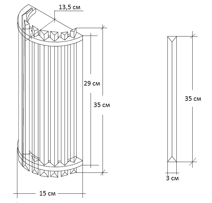 Бра Suspension Glass Cylinders Sconces 35 в Казани