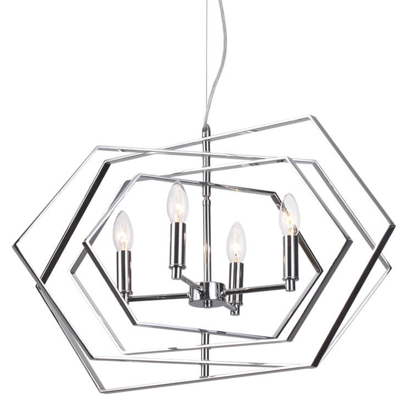 Люстра Damaris Chandelier silver Серебряный в Казани | Loft Concept 