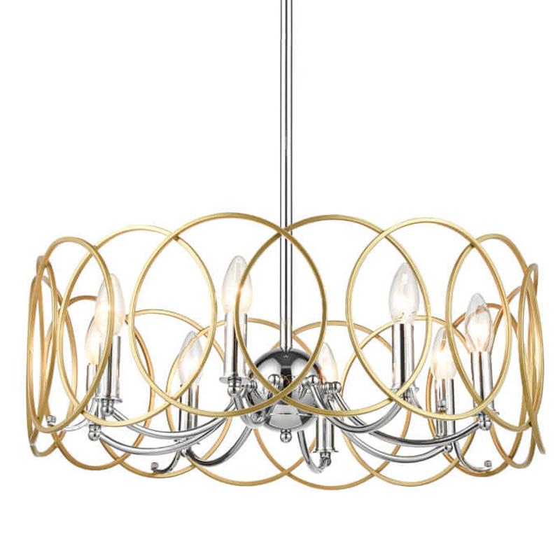 Люстра Jasira Chandelier Хром Золотой в Казани | Loft Concept 