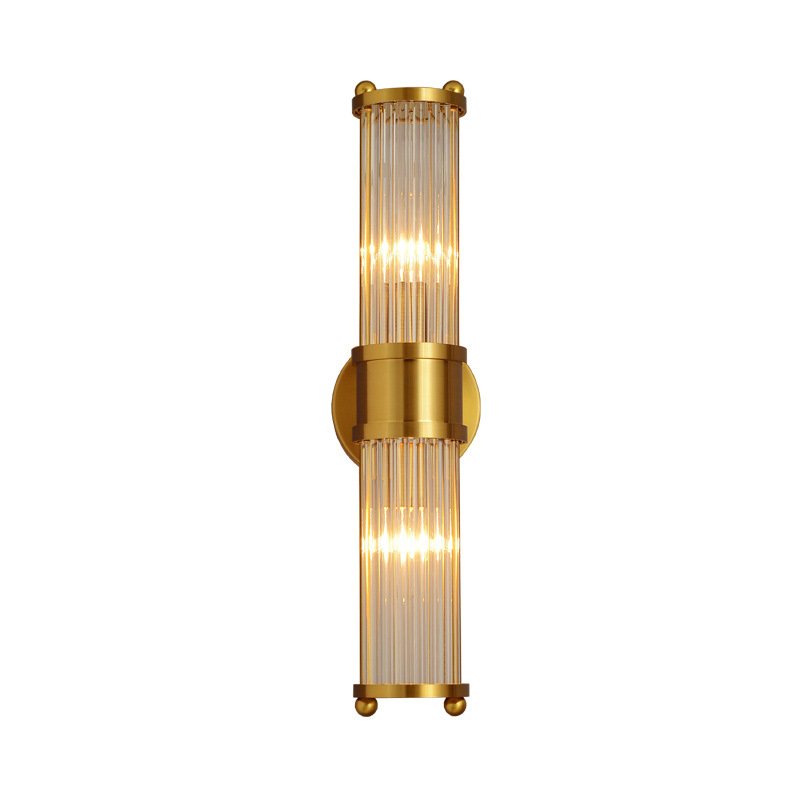 Ralph Lauren Бра Allen Double Light Brass Латунь Прозрачный (Transparent) в Казани | Loft Concept 