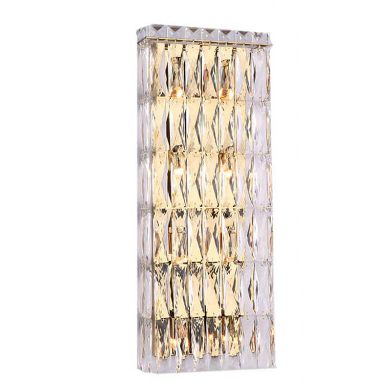 Бра Crystal Regena Gold Wall Lamp 8 Золотой Прозрачный (Transparent) в Казани | Loft Concept 