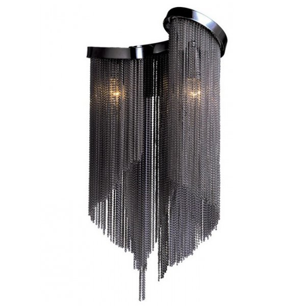 Бра Atlantis Chain Wall lamp Black Темный хром в Казани | Loft Concept 