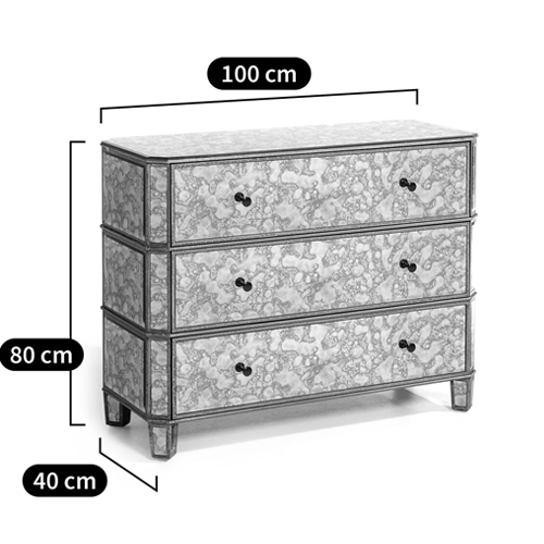 Комод зеркальный Glorious Chest of Drawers в Казани