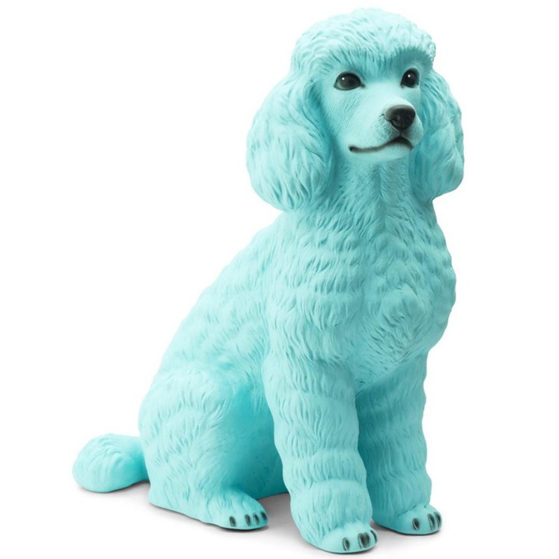 Статуэтка Abhika Poodle Bisc. Turquoise Бирюзовый в Казани | Loft Concept 