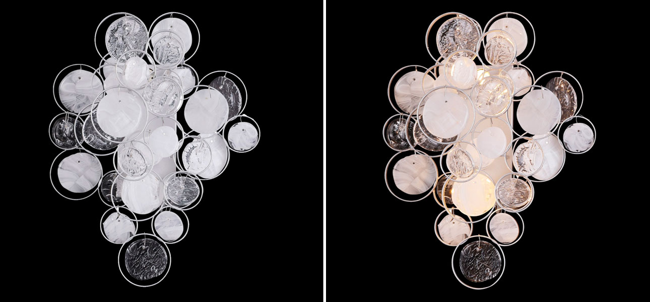 Бра White Crystal Ice Floes - фото