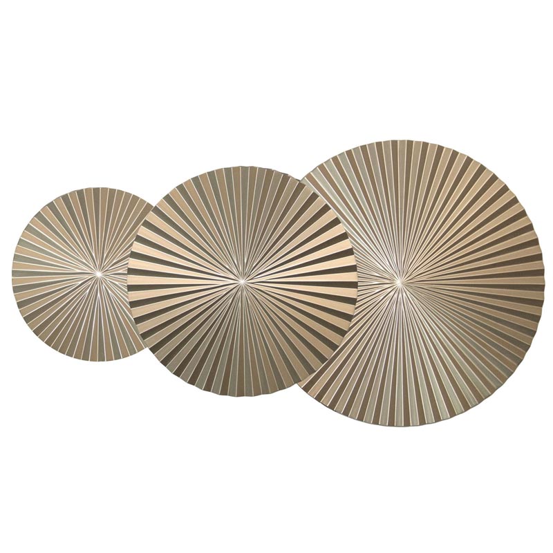 Арт-объект Apollo Champagne Wall Plaque Disc 3 Золотой Шампань в Казани | Loft Concept 