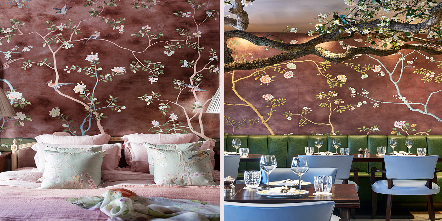 Обои ручная роспись Badminton Sterling Silver - фото №1