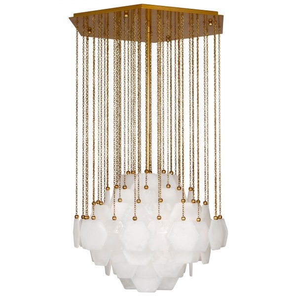 Люстра Jonathan Adler VIENNA LARGE CHANDELIER Латунь в Казани | Loft Concept 