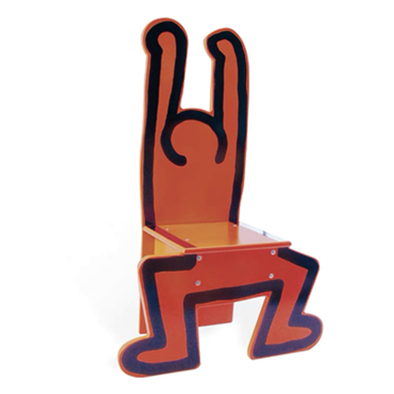 Детский стул Chaise Keith Haring Dancer Vilac Красный Красный в Казани | Loft Concept 