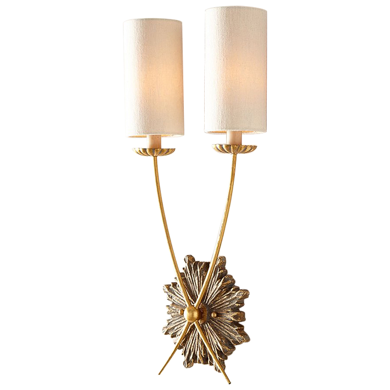 Бра Lazaru Sconce Винтажное Светлое Золото Бра Lazaru Sconce Винтажное Светлое Золото в Казани | Loft Concept