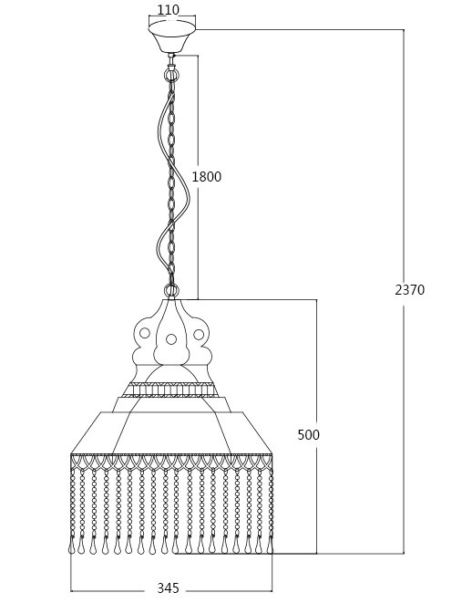 Люстра Loft Mosque Chandelier в Казани