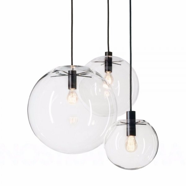 Подвесной светильник Selene Glass Ball Ceiling Lights Прозрачный в Казани | Loft Concept 