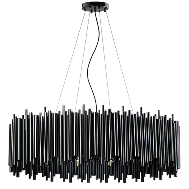 Люстра Delightfull Brubeck Chandelier Black Oval  в Казани | Loft Concept 