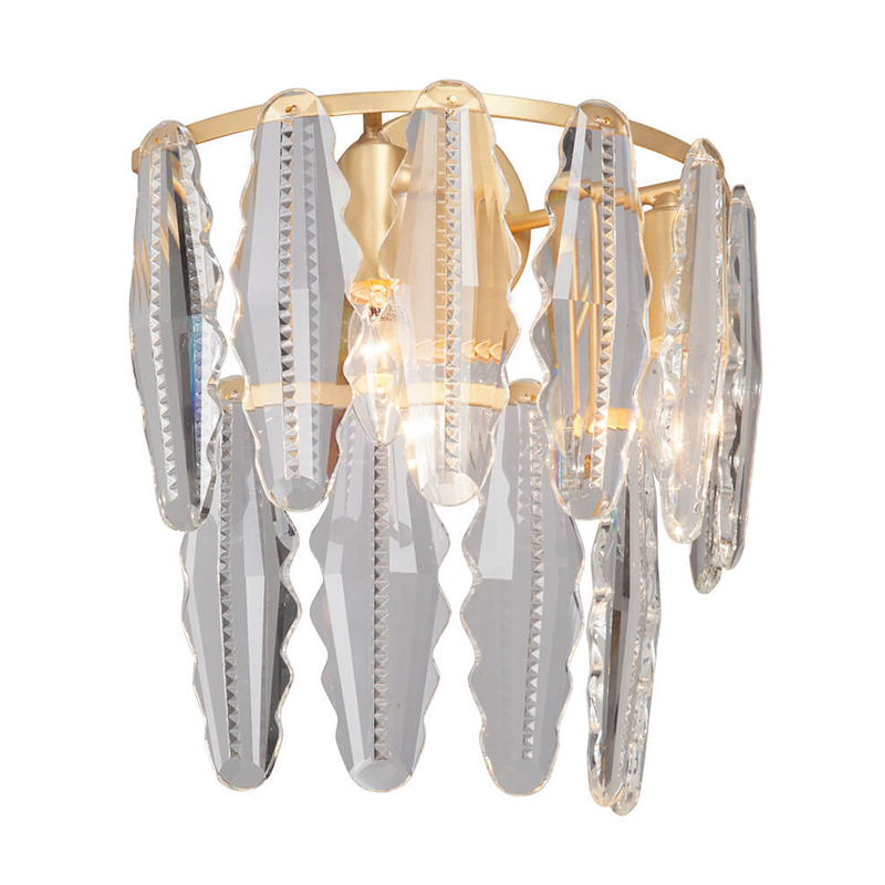 Бра Maogan Textured Sconce Золотой Прозрачный (Transparent) в Казани | Loft Concept 