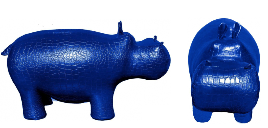 Пуф Бегемот Poof Hippo blue - Loft-Concept в Казани