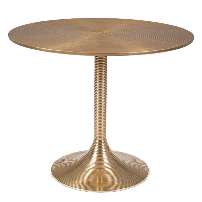 Кофейный столик HYPNOTISING ROUND COFFEE TABLE GOLD BM23002 Bold Monkey Золотой в Казани | Loft Concept 