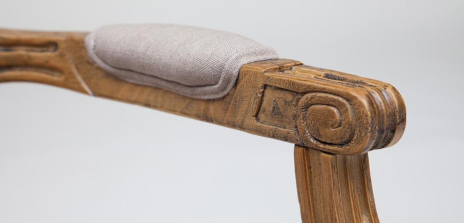 Стул French armchair Provence gray - фото №3