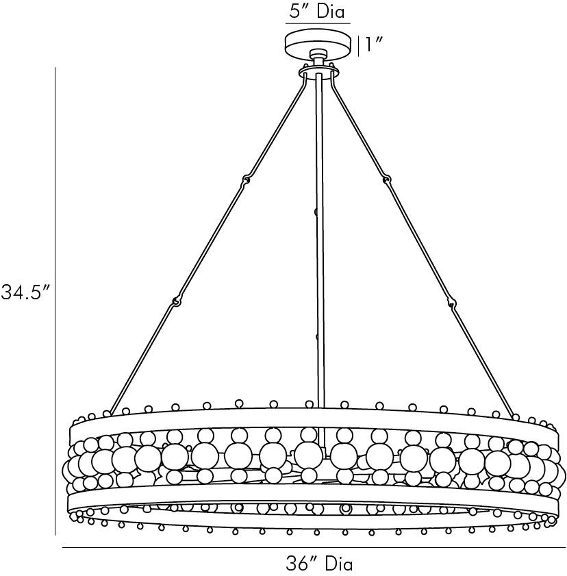 Люстра Arteriors ESME CHANDELIER в Казани